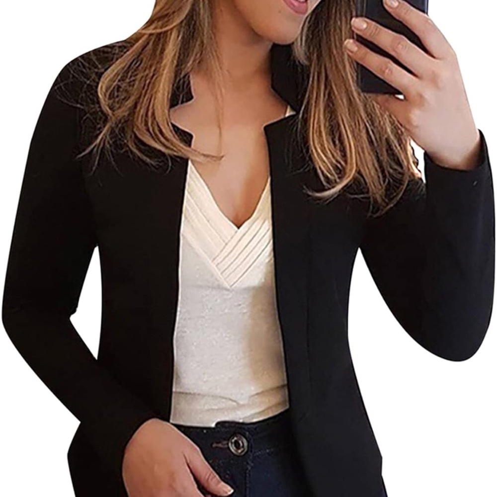 Black Women's Casual Blazer